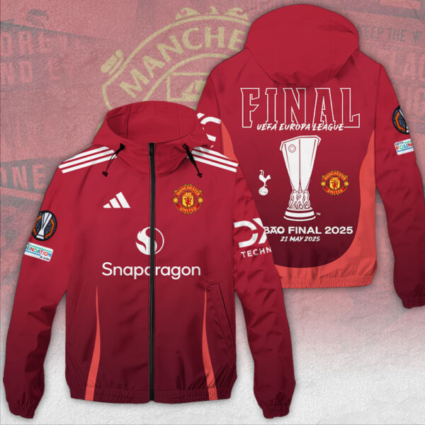 Manchester United 3D Windbreaker Jacket - MAITM 11136