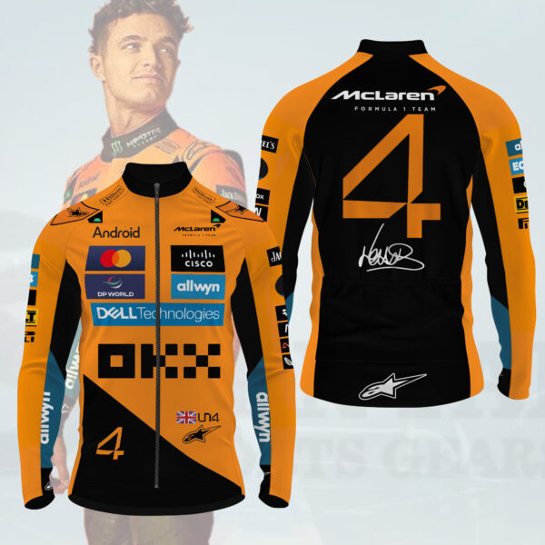 Mclaren x Lando Norris Long Sleeve Cycling Jersey - MAITM 11023