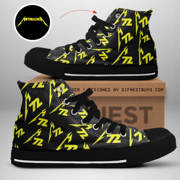 MET Band High Top Canvas Shoes - TANTN 13068