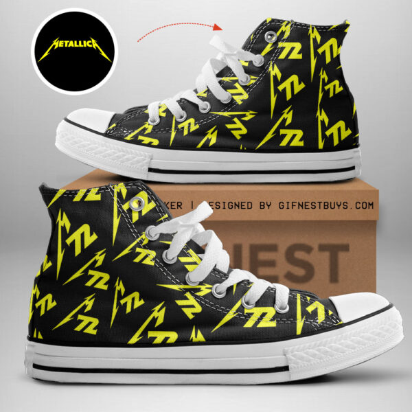 MET Band High Top Canvas Shoes - TANTN 13068