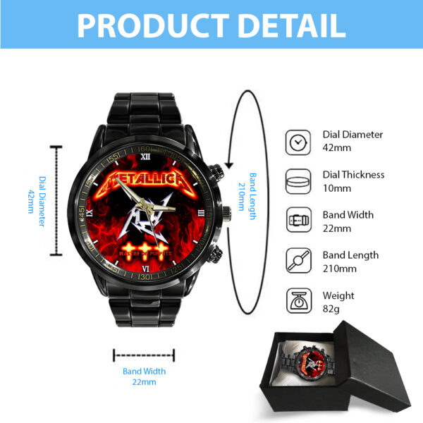 MET Band Black Stainless Steel Watch - GNE NEW372