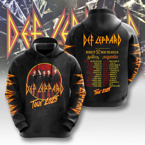 Def Leppard 3D Apparels - NGHIAVT 2303