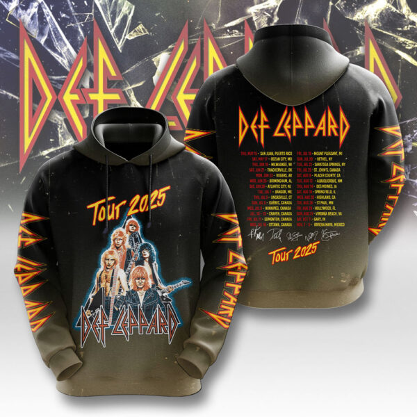 Def Leppard 3D Apparels - NGHIAVT 2306