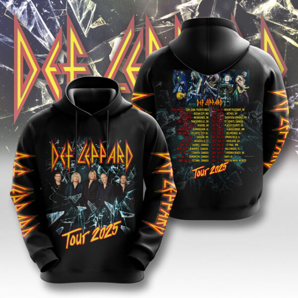 Def Leppard 3D Apparels - NGHIAVT 2308