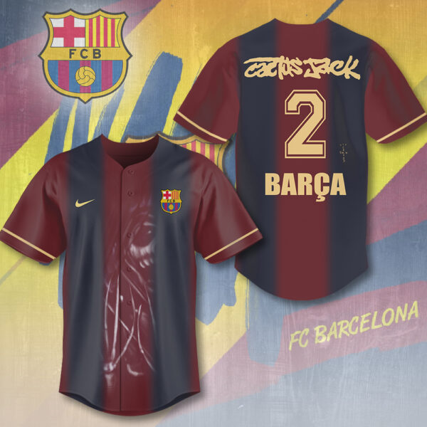 FC Barcelona Baseball Jersey - NGHIAVT 2352