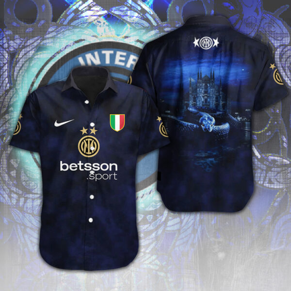 Inter Milan FC Short Sleeve Dress Shirt - NGHIAVT 2424.7