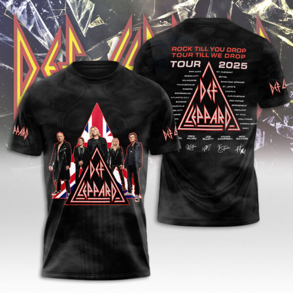 Def Leppard 3D Apparels - NGHIAVT 2437