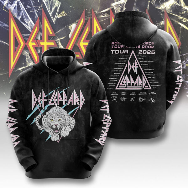 Def Leppard 3D Apparels - NGHIAVT 2442