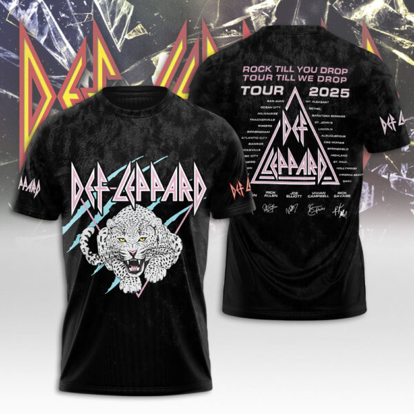 Def Leppard 3D Apparels - NGHIAVT 2442