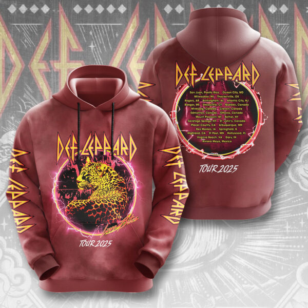 Def Leppard 3D Apparels - NGHIAVT 2443