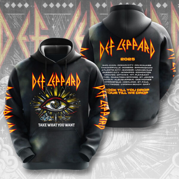 Def Leppard 3D Apparel - NGHIAVT 2445