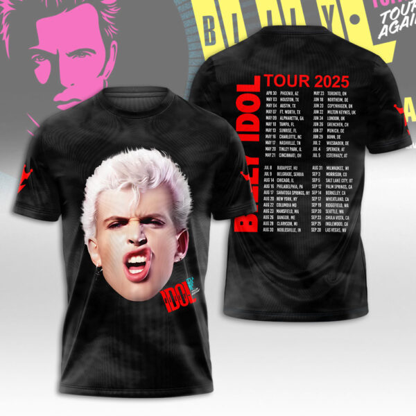 Billy Idol 3D Apparel - NGHIAVT 2458