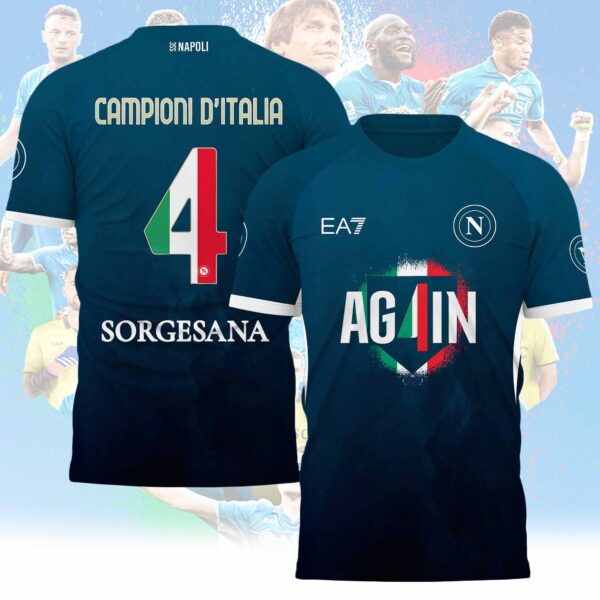 S.S.C. Napoli Soccer Suit Jersey - NGHIAVT 2526.3