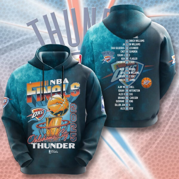 Oklahoma City Thunder 3D Apparel - NGHIAVT 2573