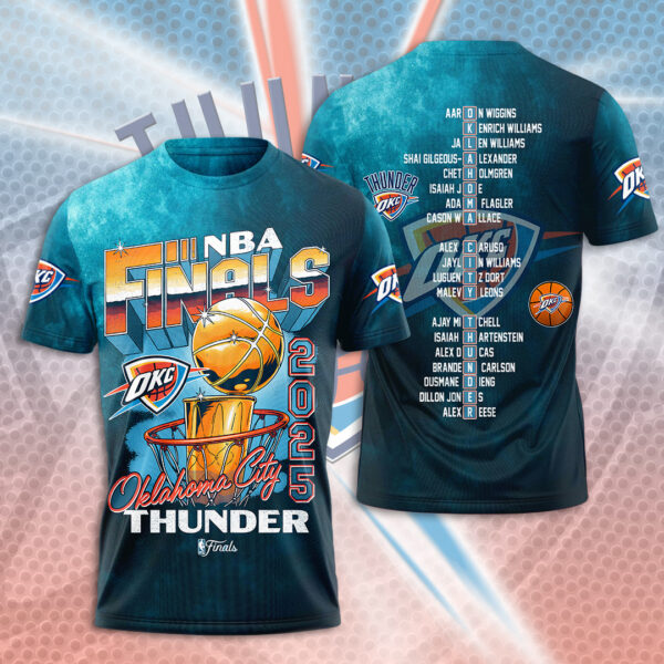 Oklahoma City Thunder 3D Apparel - NGHIAVT 2573