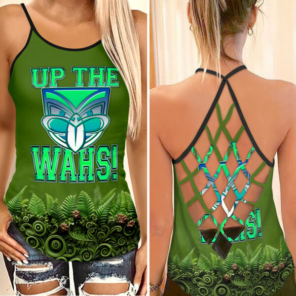 New Zealand Warriors Criss-Cross Tank Top - VANDH 4456