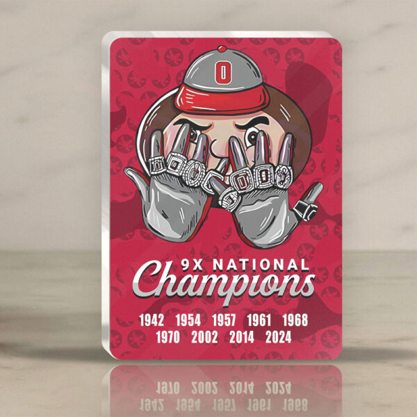 Ohio State Buckeyes Football Custom Acrylic Plaque - HOATT 10661