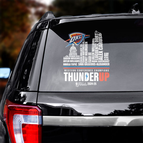 Oklahoma City Thunder 3D Decal – MAITM 11318