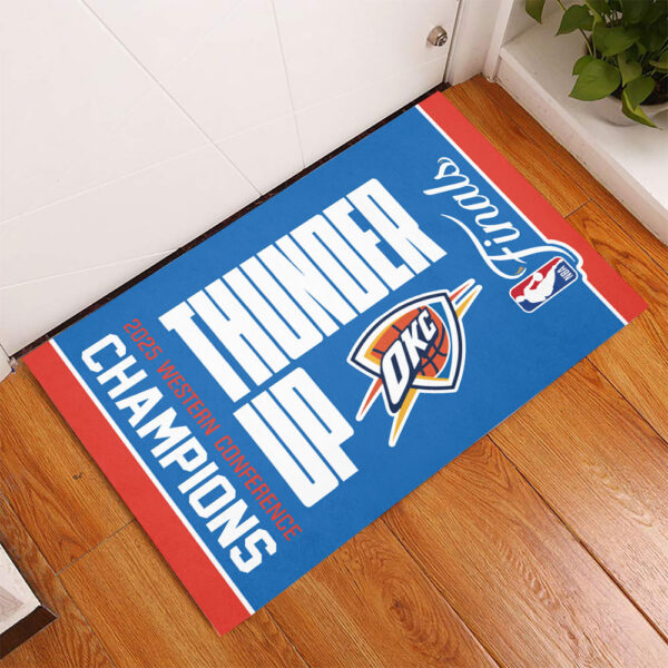Oklahoma City Thunder Foldable Doormat - TANTN 13163