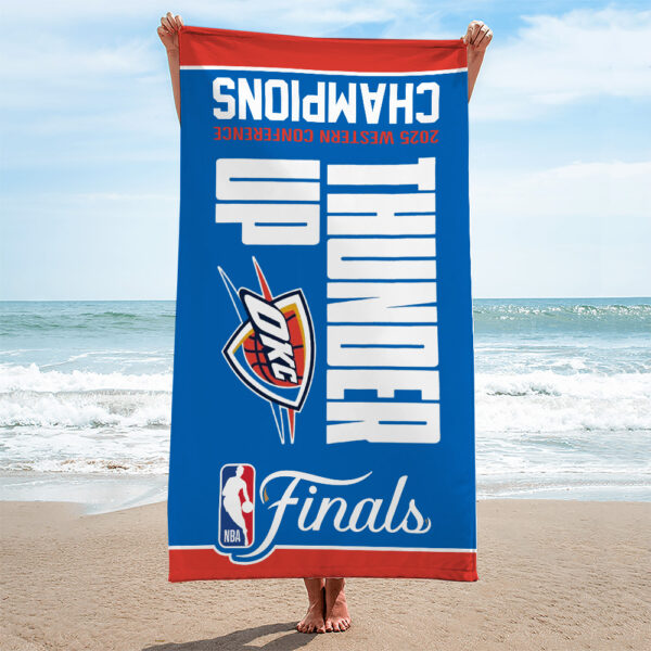Oklahoma City Thunder Rectangle Beach Towel - MAITM 11303