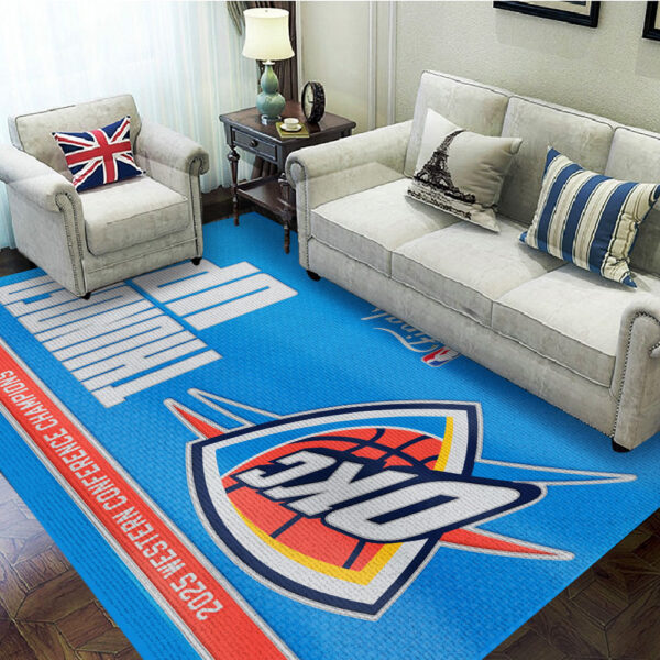 Oklahoma City Thunder Rectangular Rug - MAITM 11311