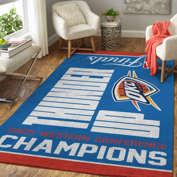 Oklahoma City Thunder Rectangular Rug - TANTN 13175
