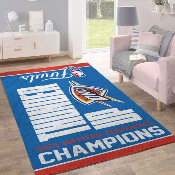 Oklahoma City Thunder Rectangular Rug - TANTN 13175