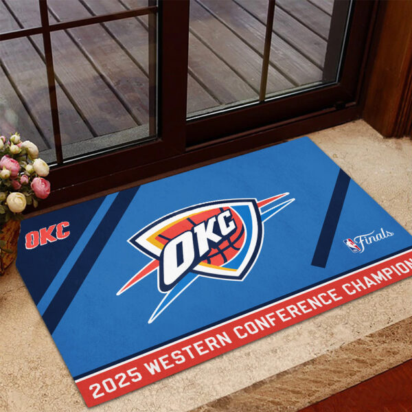 Oklahoma City Thunder Foldable Doormat - TANTN 13172