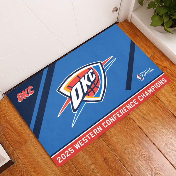 Oklahoma City Thunder Foldable Doormat - TANTN 13172