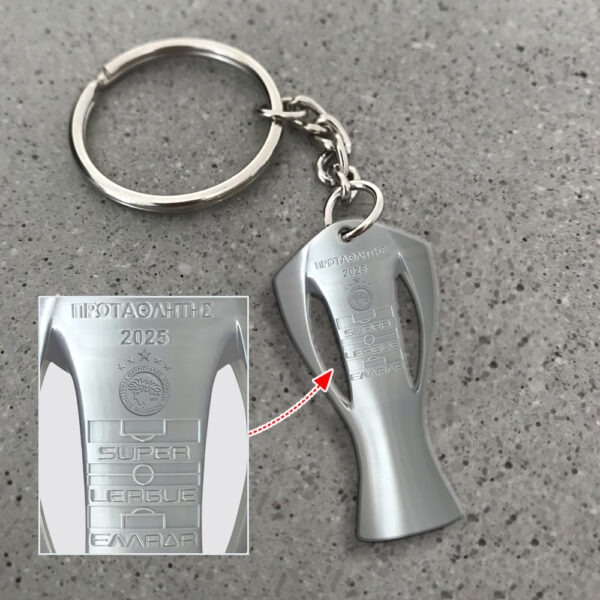 Olympiakos F.C. Custom Shape 2-sided Keychain - MAITM 10973