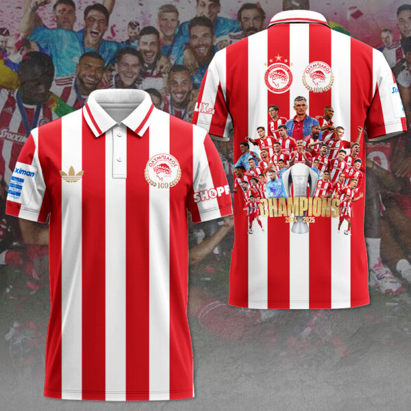 Olympiakos F.C. 3D Polo Shirt - MAITM 10970