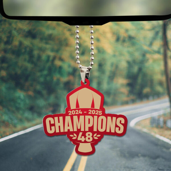 Olympiakos F.C. Custom Shape 2-sided Acrylic Car Ornament - TANTN 12584.1