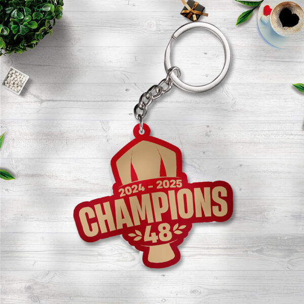 Olympiakos F.C. Custom Shape 2-sided Keychain - TANTN 12585