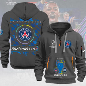 Paris Saint-Germain 2D Quarter Zip Hoodie - MAITM 11083