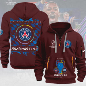 Paris Saint-Germain 2D Quarter Zip Hoodie - MAITM 11083