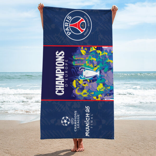 Paris Saint-Germain Rectangle Beach Towel - TANTN 13235