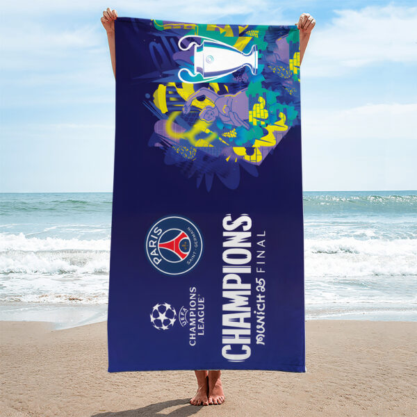 Paris Saint-Germain Rectangle Beach Towel - TANTN 13236