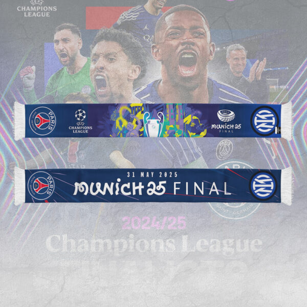 Paris Saint-Germain Ruffneck Soccer Scarf - MAITM 11075