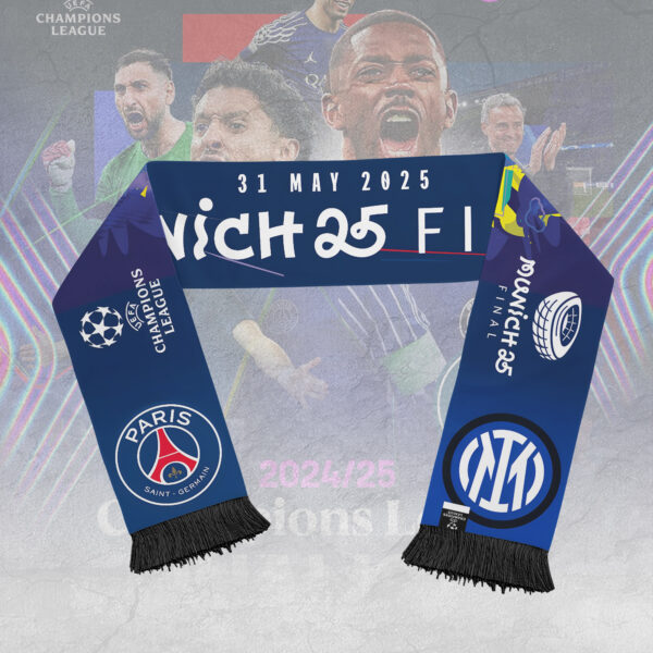 Paris Saint-Germain Ruffneck Soccer Scarf - MAITM 11075