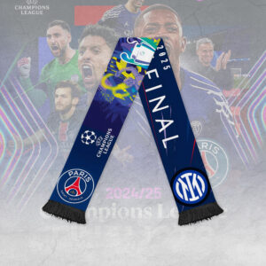 Paris Saint-Germain Ruffneck Soccer Scarf - MAITM 11075