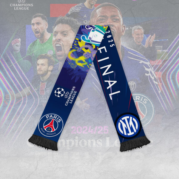 Paris Saint-Germain Ruffneck Soccer Scarf - MAITM 11075