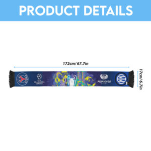 Paris Saint-Germain Ruffneck Soccer Scarf - MAITM 11075
