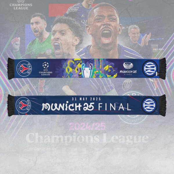 Paris Saint-Germain Ruffneck Soccer Scarf - MAITM 11075