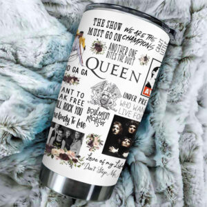 Personalized Queen Band Tumbler Cup - VANDH 4506