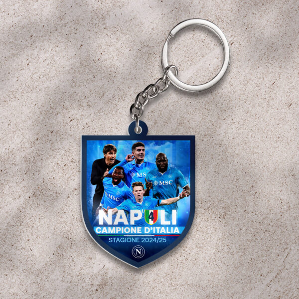 S.S.C. Napoli Custom Shape 2-sided Keychain - HOATT 10906