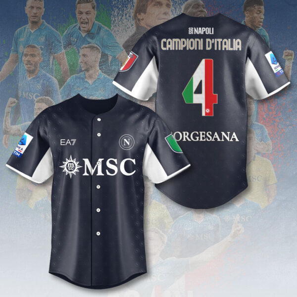 S.S.C. Napoli Baseball Jersey - HOATT 10858