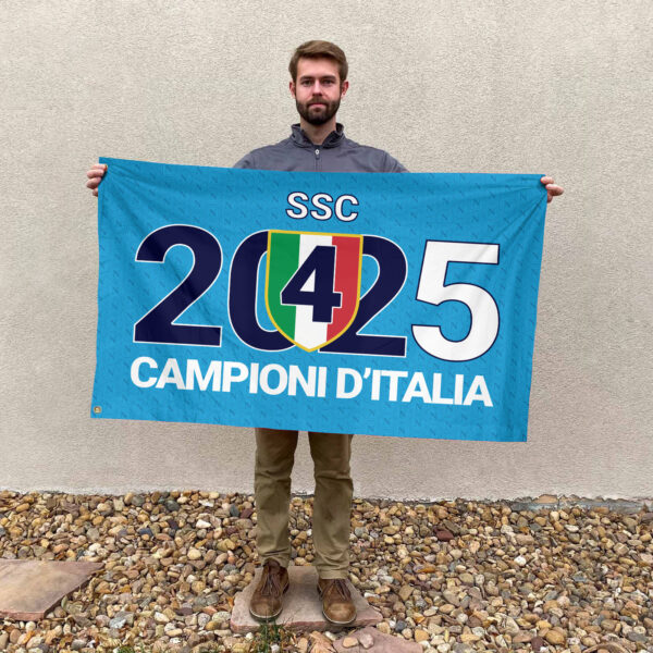 S.S.C. Napoli 3D House Flag - HOATT 10848