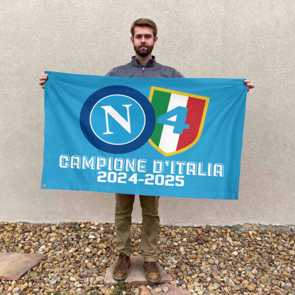 S.S.C. Napoli 3D House Flag - TANTN 13195