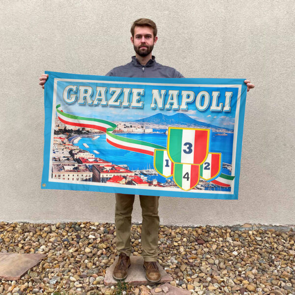 S.S.C. Napoli 3D House Flag - TANTN 13196