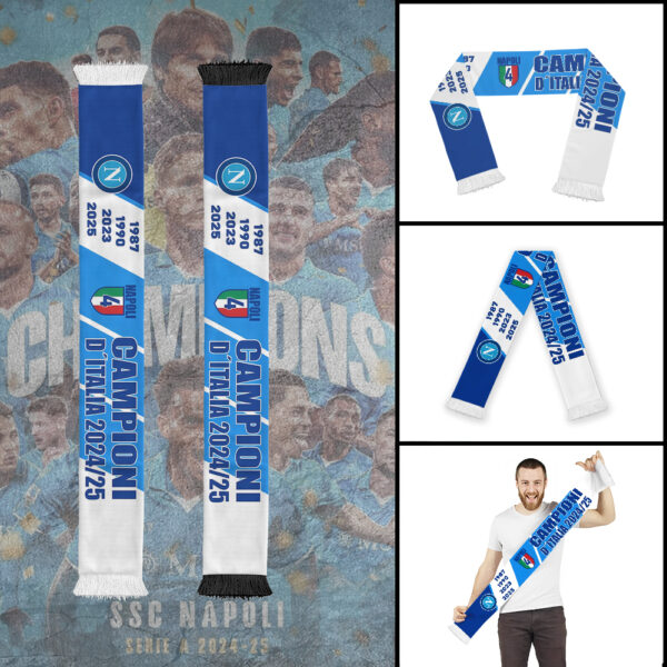 S.S.C. Napoli Ruffneck Soccer Scarf - TANTN 13049